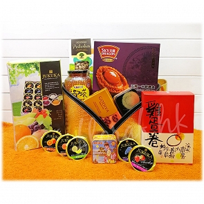 M60  中秋禮籃 - 天龍鮑魚、日本果凍、Godiva 蝴蝶餅 M60  中秋禮籃 - 天龍鮑魚、日本果凍、Godiva 蝴蝶餅